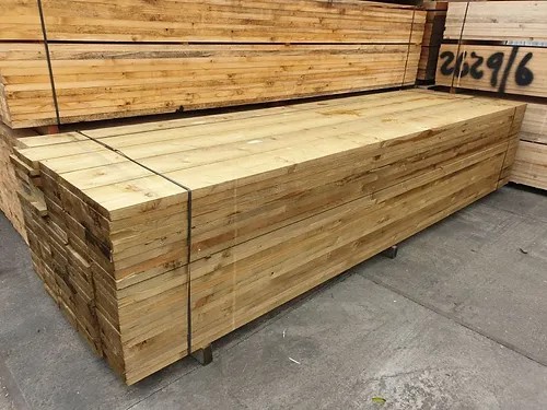 A small bundle of scaffold planks
