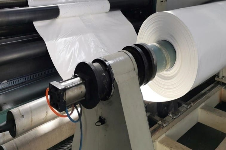 Scaffold shrink wrap production
