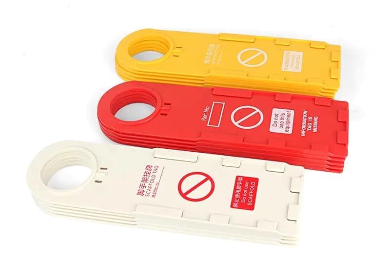 Scaffolding Lockout Tags