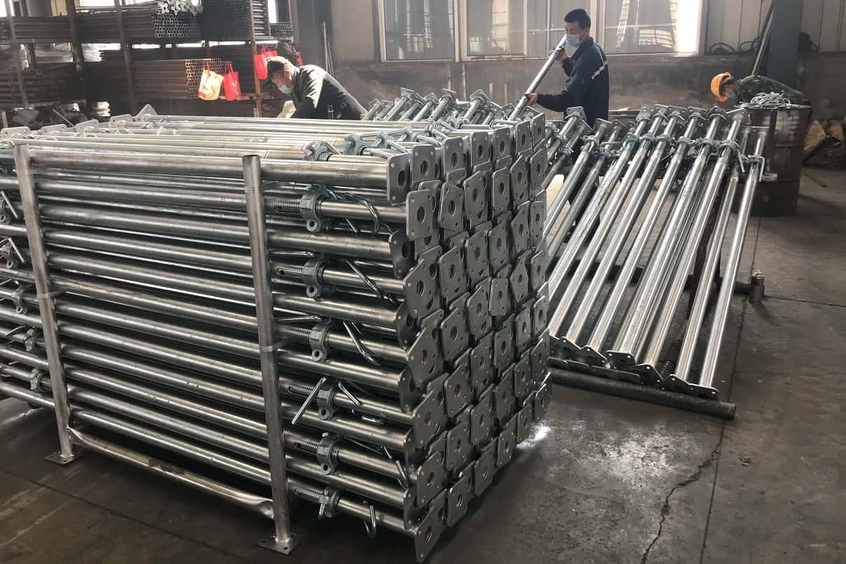 heavy duty shoring prop packing