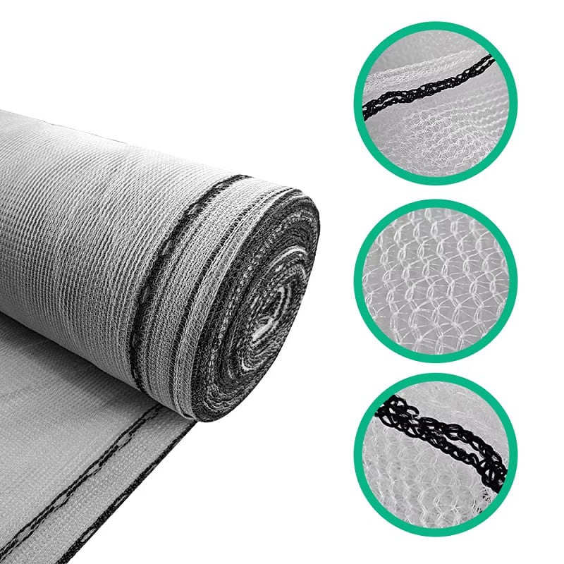 White scaffold netting