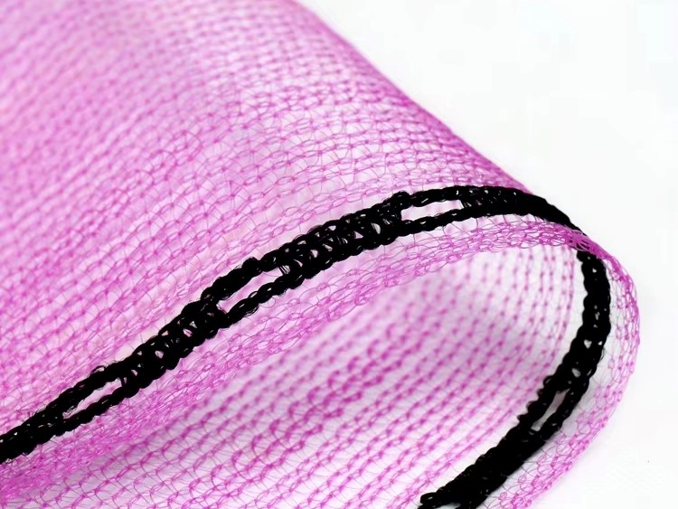 pink debris netting with eyelete