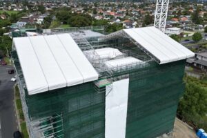 temporary roof system