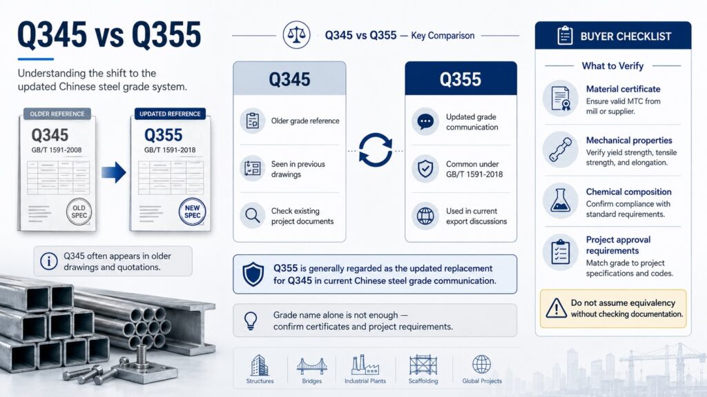 What Happened to Q345- Q345 vs Q355 Explained